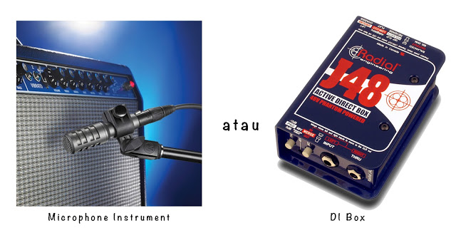 Pilih Mana : Microphone Instrument atau Direct Injection Box?